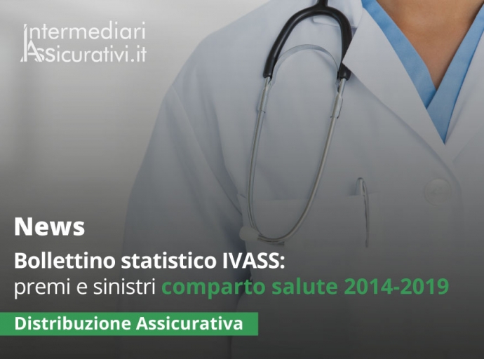 Bollettino statistico IVASS: premi e sinistri comparto salute 2014-2019